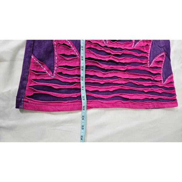 K.P.C. Women's Colorful Handmade in Nepal Bohemian Embroidered Dress Small - Picture 10 of 10